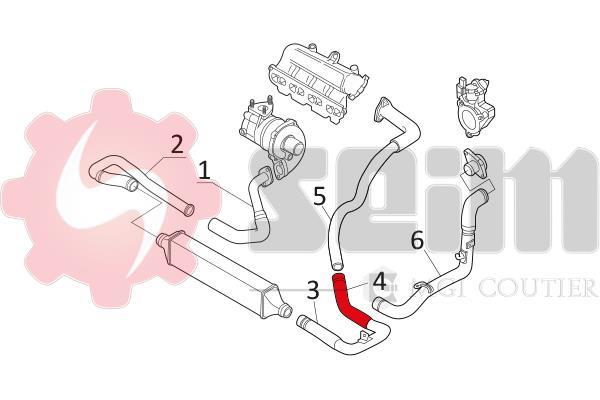 Mangueira do turbocompressor SEIM 981012