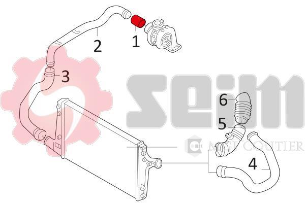 Mangueira do turbocompressor SEIM ref. 981059