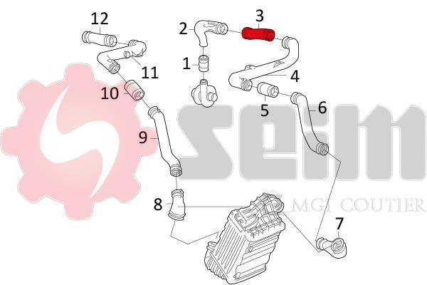 Mangueira do turbocompressor SEIM ref. 981059