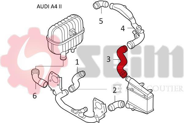 Mangueira do turbocompressor SEIM 981070