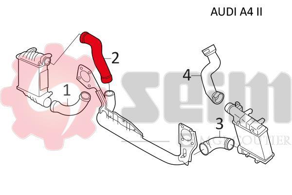 Durite de turbocompresseur (Durite de turbo) SEIM 981076
