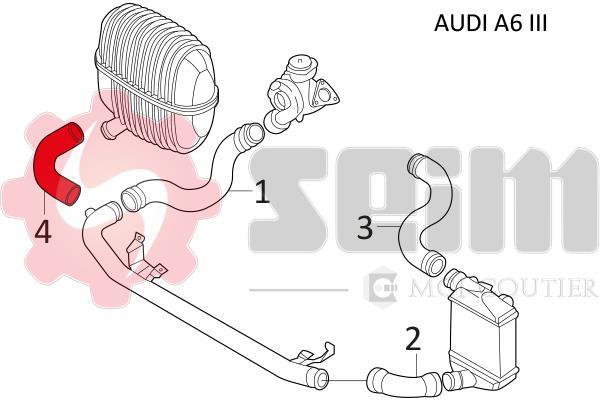 Mangueira do turbocompressor SEIM ref. 981081