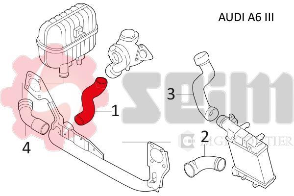 Durite de turbocompresseur (Durite de turbo) SEIM 981082