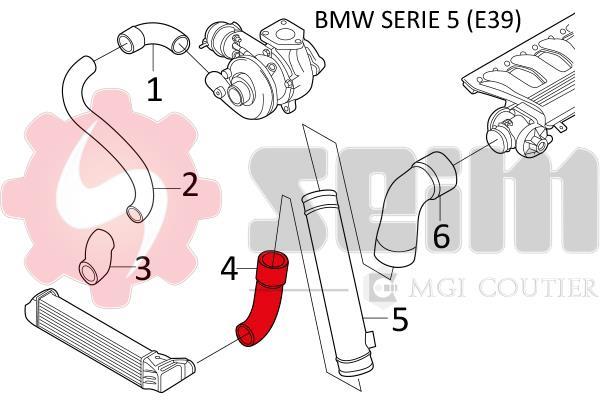 Durite de turbocompresseur (Durite de turbo) SEIM 981102