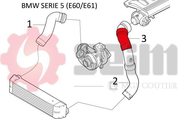 Mangueira do turbocompressor SEIM 981104