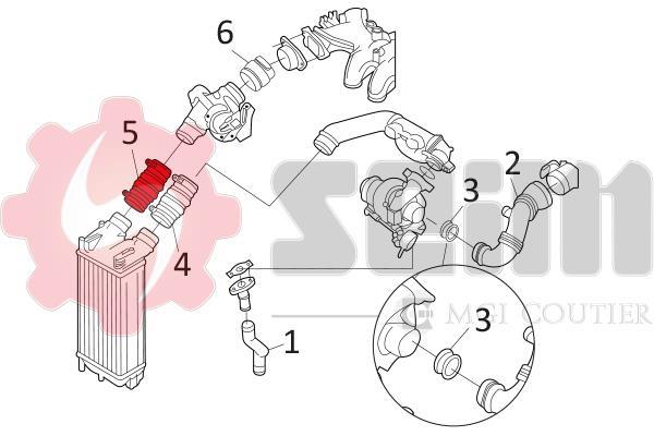 Mangueira do turbocompressor SEIM 981135