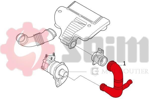 Durite de turbocompresseur (Durite de turbo) SEIM 981170