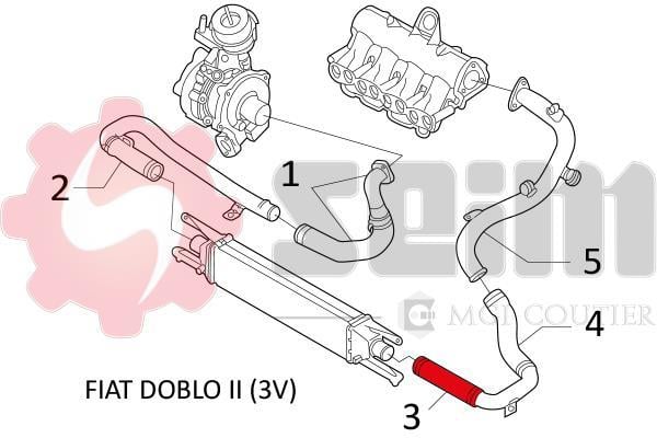 Mangueira do turbocompressor SEIM 981203