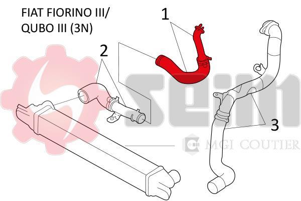 Durite de turbocompresseur (Durite de turbo) SEIM ref. 981207