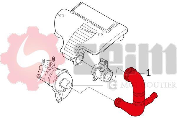 Durite de turbocompresseur (Durite de turbo) SEIM 981226