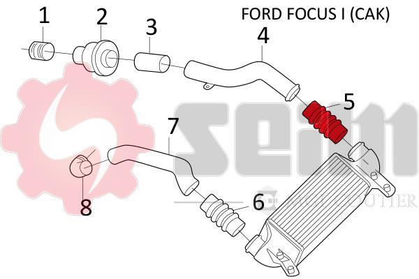 Mangueira do turbocompressor SEIM 981243