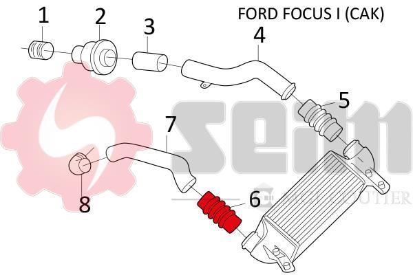 Mangueira do turbocompressor SEIM 981243