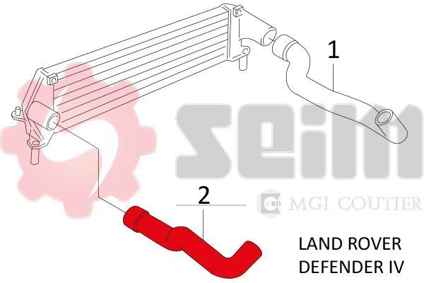 Durite de turbocompresseur (Durite de turbo) SEIM 981331