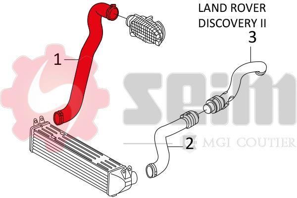 Durite de turbocompresseur (Durite de turbo) SEIM 981335