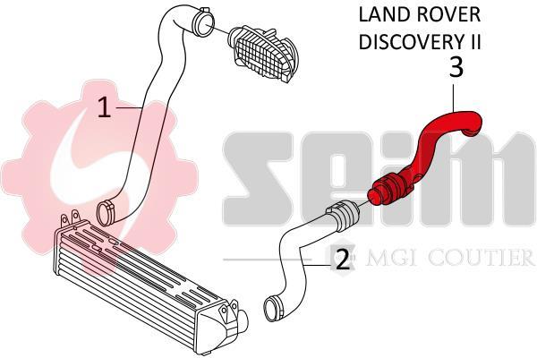 Durite de turbocompresseur (Durite de turbo) SEIM 981336