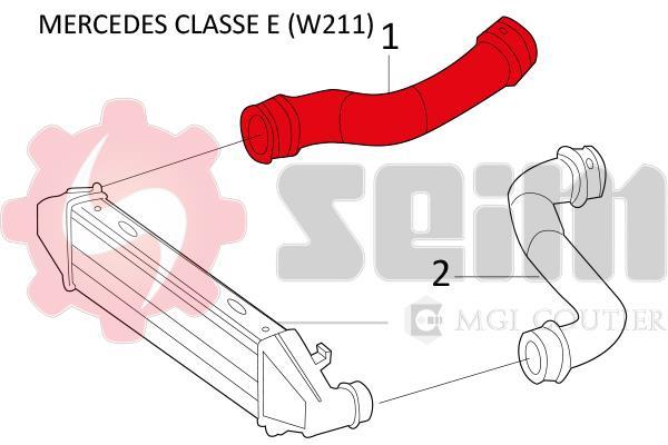Durite de turbocompresseur (Durite de turbo) SEIM 981397