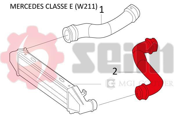 Mangueira do turbocompressor SEIM ref. 981401