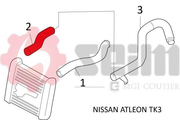 Durite de turbocompresseur (Durite de turbo) SEIM 981432