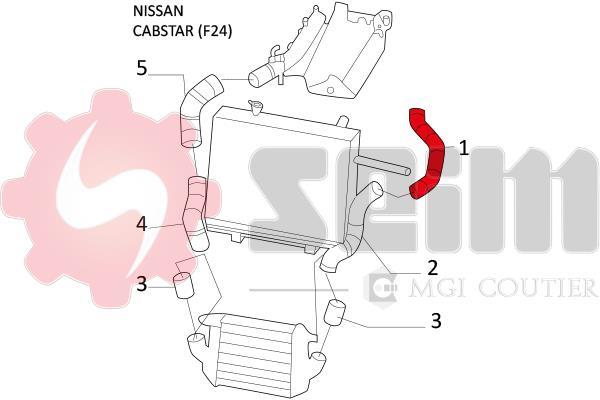 Mangueira do turbocompressor SEIM 981442