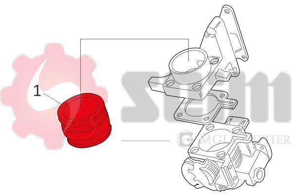 Durite de turbocompresseur (Durite de turbo) SEIM ref. 981461