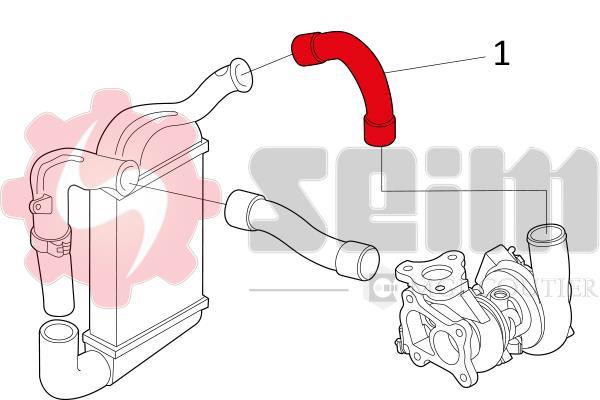 Durite de turbocompresseur (Durite de turbo) SEIM 981462