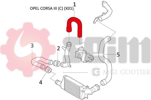Mangueira do turbocompressor SEIM 981474