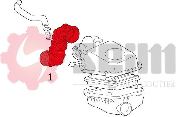 Durite de turbocompresseur (Durite de turbo) SEIM 981617