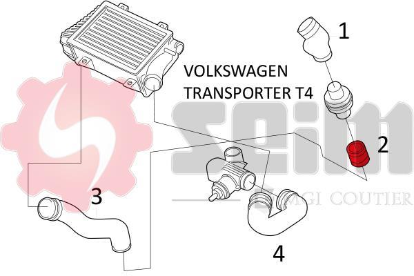 Durite de turbocompresseur (Durite de turbo) SEIM 981619