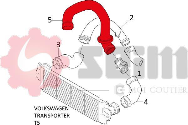 Mangueira do turbocompressor SEIM 981624