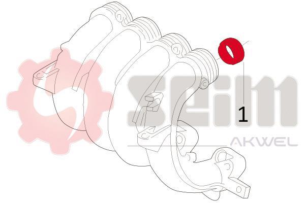 Durite de turbocompresseur (Durite de turbo) SEIM 981680