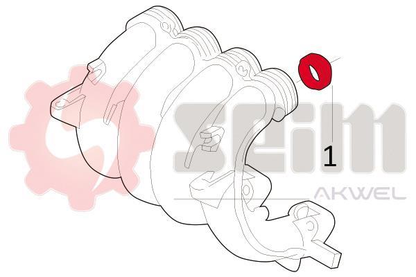Durite de turbocompresseur (Durite de turbo) SEIM 981680
