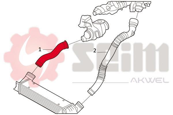 Mangueira do turbocompressor SEIM 981717