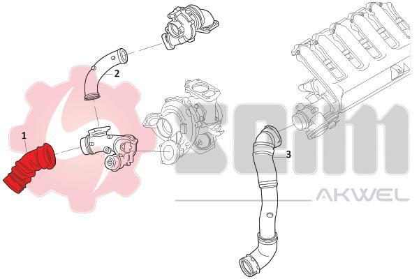 Durite de turbocompresseur (Durite de turbo) SEIM 981719