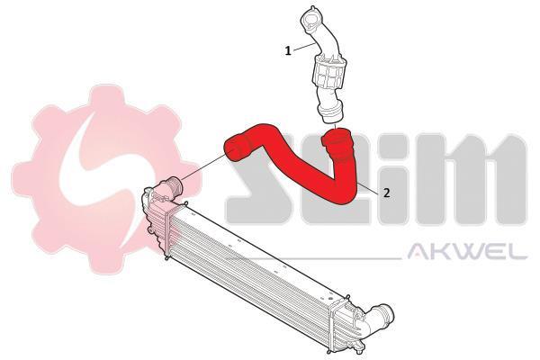 Durite de turbocompresseur (Durite de turbo) SEIM 981761