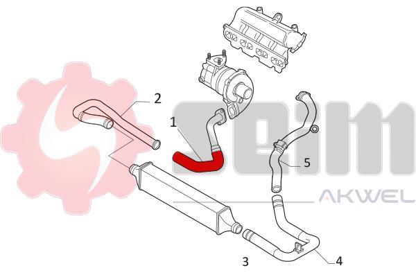 Durite de turbocompresseur (Durite de turbo) SEIM 981775