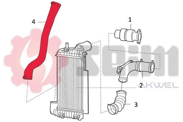 Durite de turbocompresseur (Durite de turbo) SEIM 981796