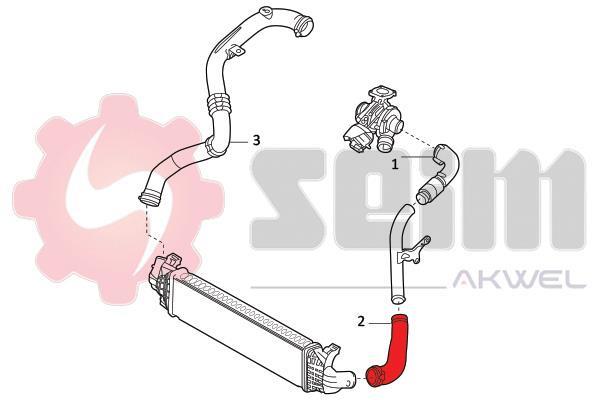 Durite de turbocompresseur (Durite de turbo) SEIM 981798