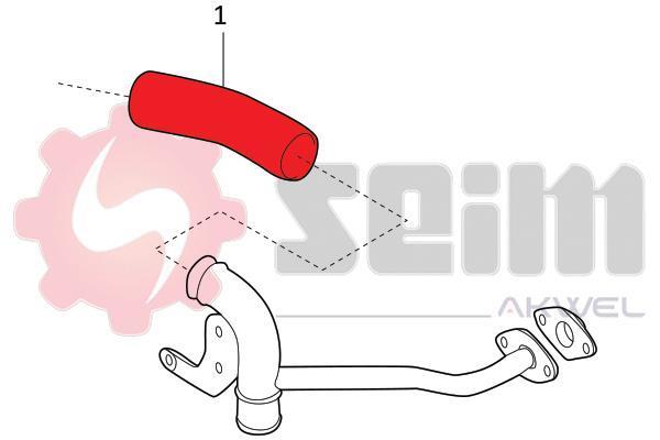 Durite de turbocompresseur (Durite de turbo) SEIM 981799