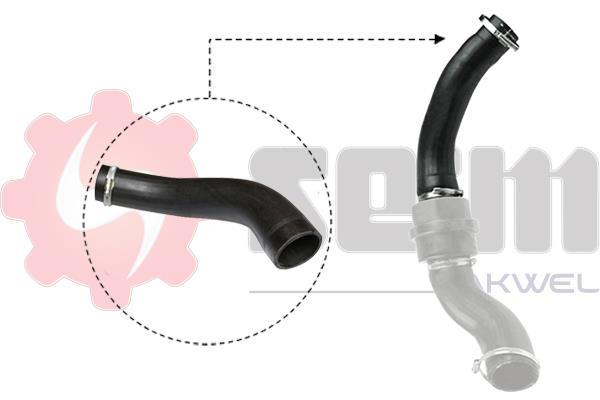 Durite de turbocompresseur (Durite de turbo) SEIM 981808