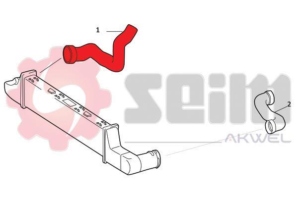 Durite de turbocompresseur (Durite de turbo) SEIM 981861