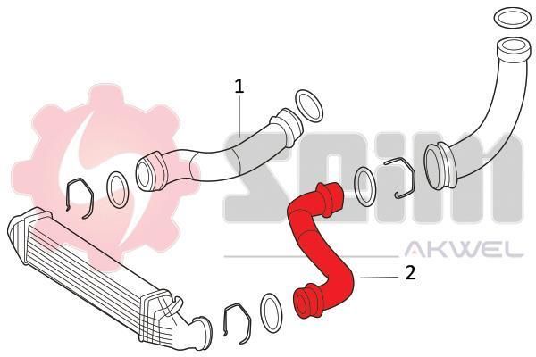 Durite de turbocompresseur (Durite de turbo) SEIM 981870