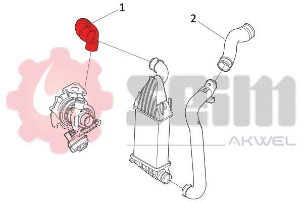 Mangueira do turbocompressor SEIM 981886