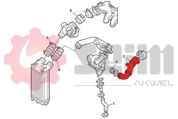 Mangueira do turbocompressor SEIM ref. 981903