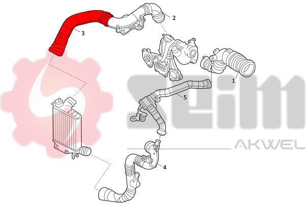Mangueira do turbocompressor SEIM 981908