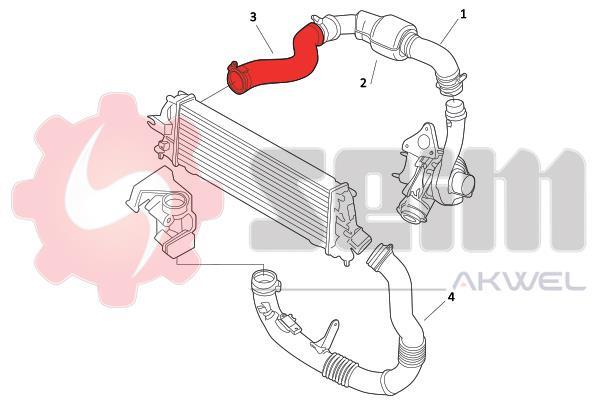 Durite de turbocompresseur (Durite de turbo) SEIM 981919