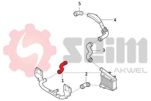 Mangueira do turbocompressor SEIM 981929