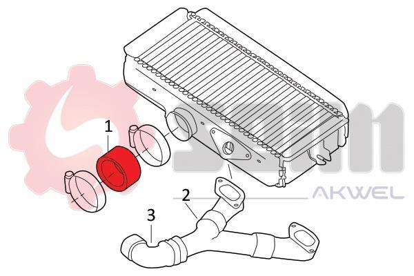 Durite de turbocompresseur (Durite de turbo) SEIM ref. 981933