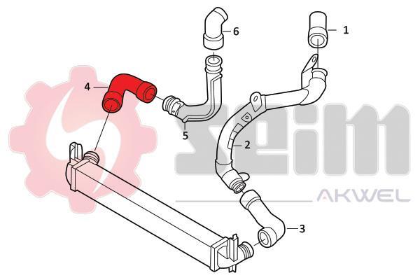 Durite de turbocompresseur (Durite de turbo) SEIM 981977