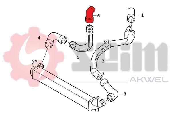 Durite de turbocompresseur (Durite de turbo) SEIM 981978