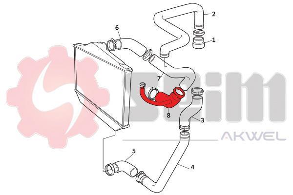 Mangueira do turbocompressor SEIM 981994